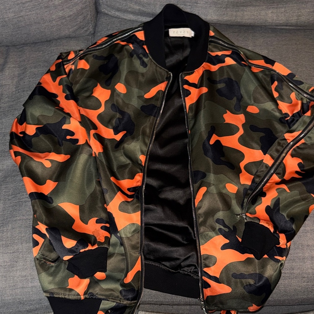 Camo Bomber Jacket